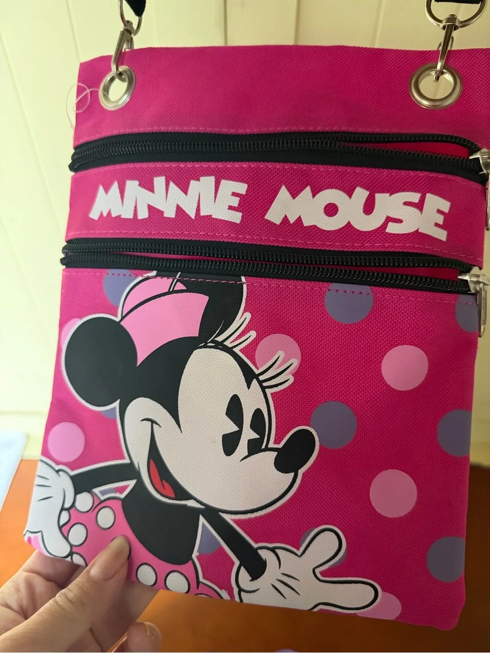 Minnie Mouse Pink Crossbody Bag
